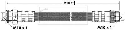 BBH6903 BORG & BECK Тормозной шланг