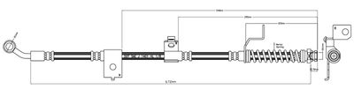 VBH1049 MOTAQUIP Тормозной шланг