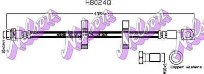 H8024Q KAWE Тормозной шланг