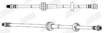 172986J JURID Тормозной шланг