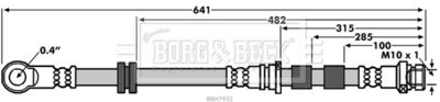 BBH7932 BORG & BECK Тормозной шланг