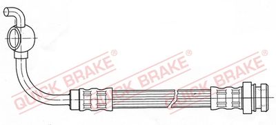 50047 QUICK BRAKE Тормозной шланг