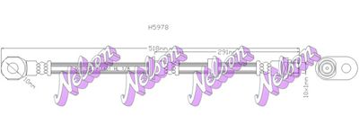 H5978 KAWE Тормозной шланг