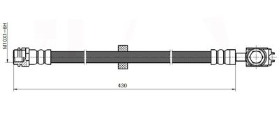 NBH6015 NATIONAL Тормозной шланг