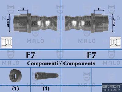 80171 AKRON-MALÒ Тормозной шланг