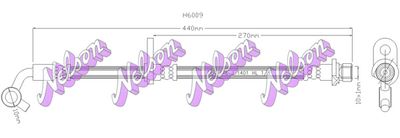 H6009 KAWE Тормозной шланг