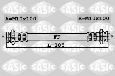 6606066 SASIC Тормозной шланг