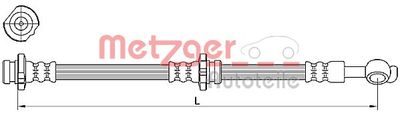 4110471 METZGER Тормозной шланг