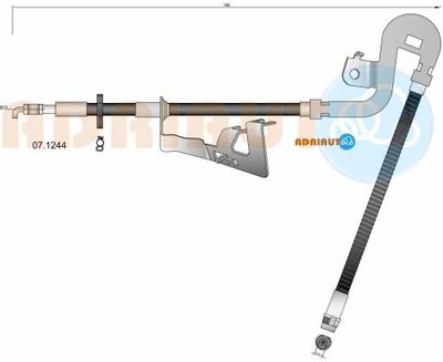 071244 ADRIAUTO Тормозной шланг
