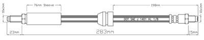 VBH511 MOTAQUIP Тормозной шланг