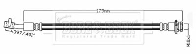 BBH8729 BORG & BECK Тормозной шланг