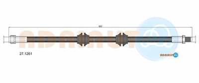 271261 ADRIAUTO Тормозной шланг