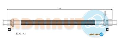 5212182 ADRIAUTO Тормозной шланг