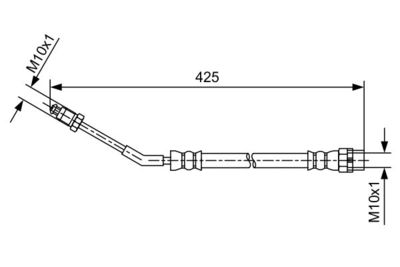 1987481579 BOSCH Тормозной шланг