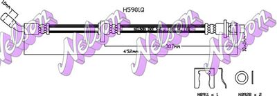 H5901Q KAWE Тормозной шланг