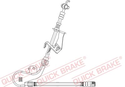 58875X QUICK BRAKE Тормозной шланг