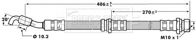 BBH7067 BORG & BECK Тормозной шланг