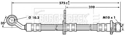 BBH7017 BORG & BECK Тормозной шланг