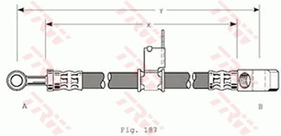 PHD178 TRW Тормозной шланг