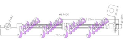 H6740Q KAWE Тормозной шланг