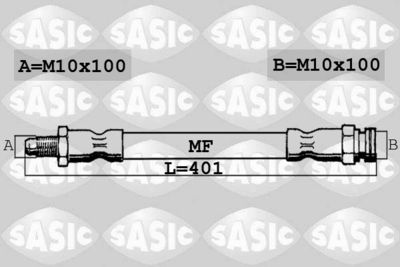 SBH0172 SASIC Тормозной шланг