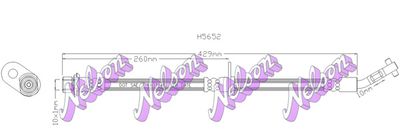 H5652 KAWE Тормозной шланг