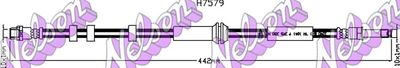 H7579 KAWE Тормозной шланг