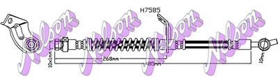 H7585 KAWE Тормозной шланг