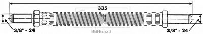 BBH6523 BORG & BECK Тормозной шланг