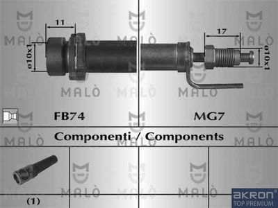 80965 AKRON-MALÒ Тормозной шланг