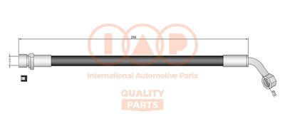 70817155 IAP QUALITY PARTS Тормозной шланг