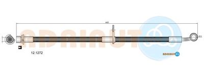 121272 ADRIAUTO Тормозной шланг