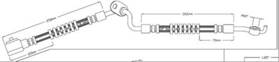 VBH1231 MOTAQUIP Тормозной шланг