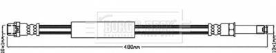 BBH8109 BORG & BECK Тормозной шланг