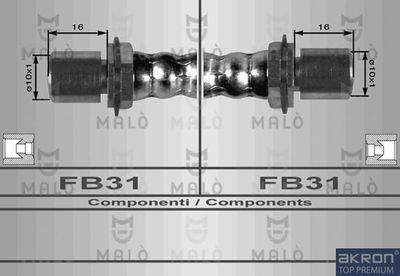 8539 AKRON-MALÒ Тормозной шланг