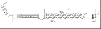 VBH1137 MOTAQUIP Тормозной шланг