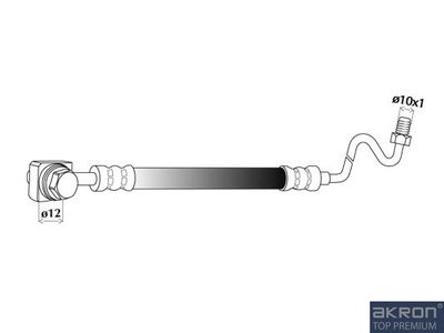 80623 AKRON-MALÒ Тормозной шланг