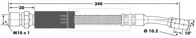 BBH6354 BORG & BECK Тормозной шланг