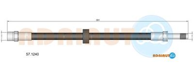 571240 ADRIAUTO Тормозной шланг