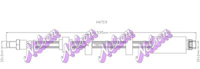 H4719 KAWE Тормозной шланг