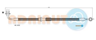 481235 ADRIAUTO Тормозной шланг