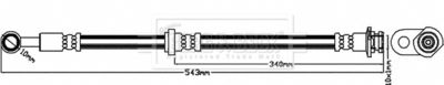 BBH8603 BORG & BECK Тормозной шланг