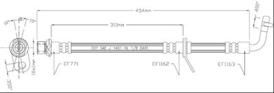 VBJ663 MOTAQUIP Тормозной шланг