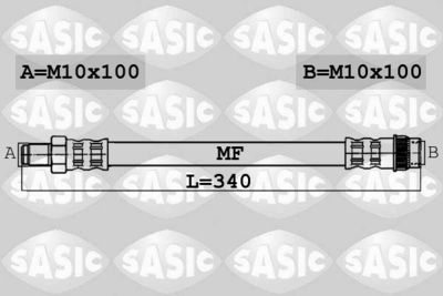 6604010 SASIC Тормозной шланг