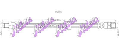 H5689 KAWE Тормозной шланг