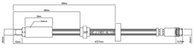 VBH881 MOTAQUIP Тормозной шланг