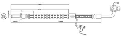 VBJ337 MOTAQUIP Тормозной шланг