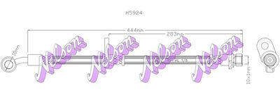 H5924 KAWE Тормозной шланг