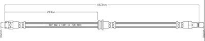 LVBH1613 MOTAQUIP Тормозной шланг