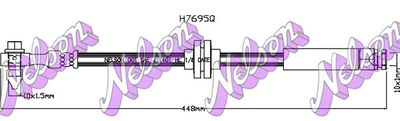 H7695Q KAWE Тормозной шланг